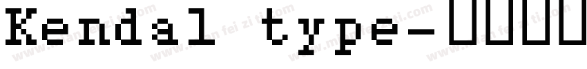 Kendal type字体转换